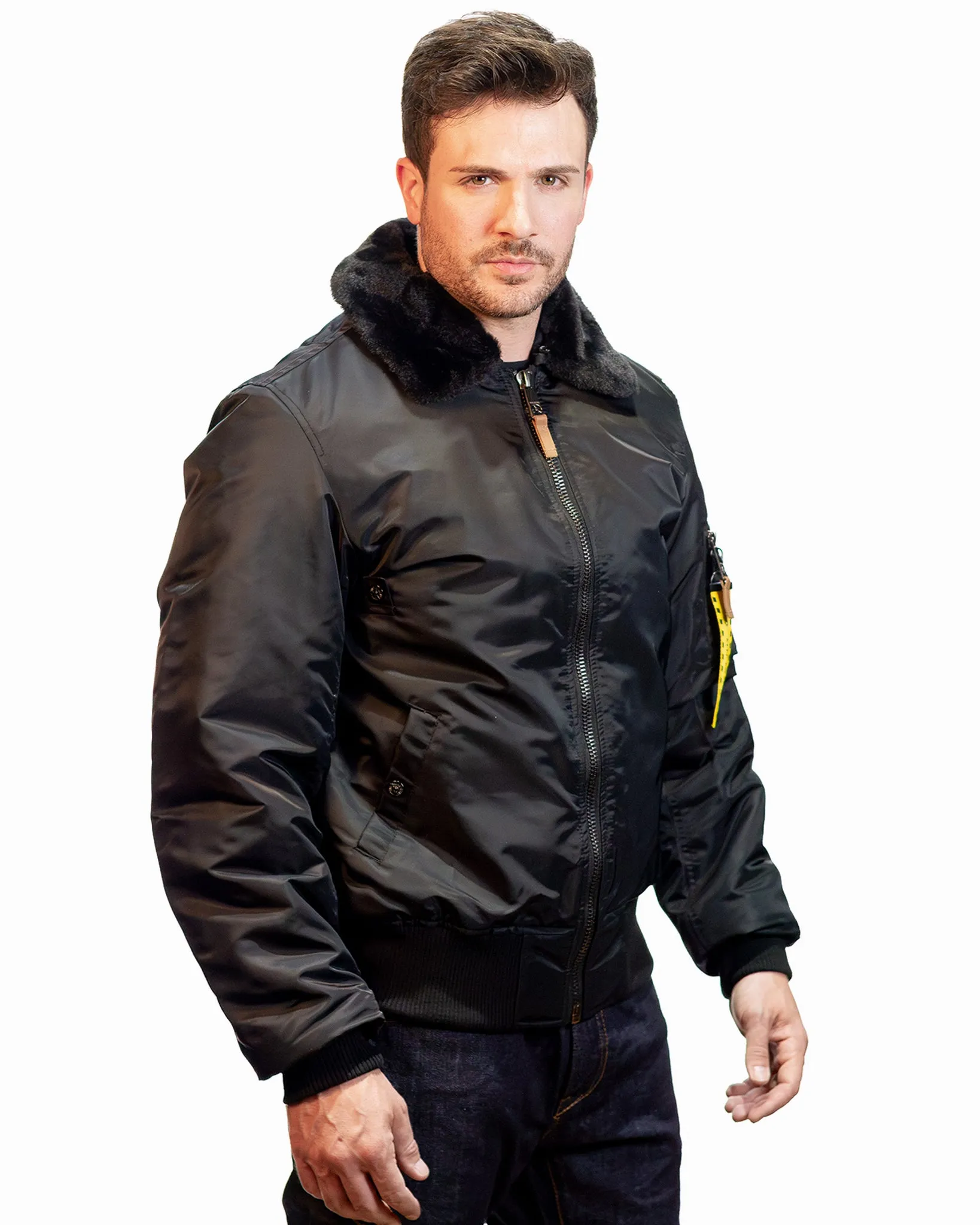 TOP GUN® B-15 MEN'S HEAVY DUTY FLIGHT BOMBER JACKET