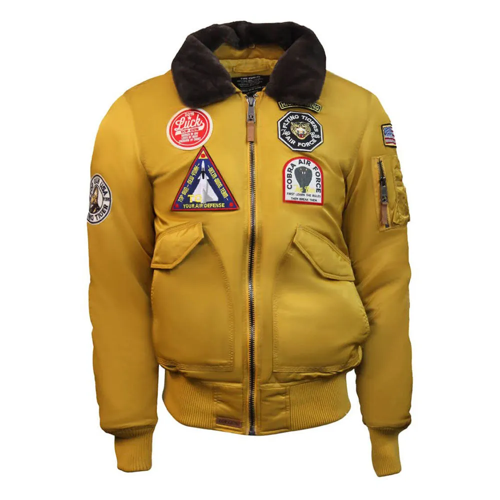 Top Gun Eagle CW45 Bomber Jacket Wheat