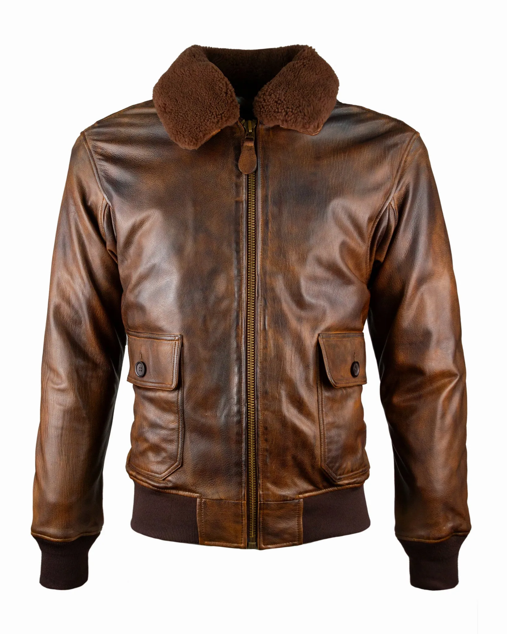 TOP GUN® VINTAGE G-1 LEATHER JACKET