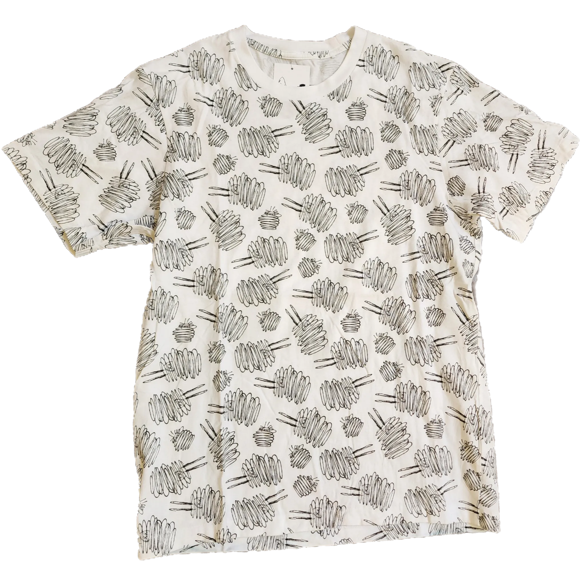 Uniqlo Kaws Peanuts White Tee - Size Medium