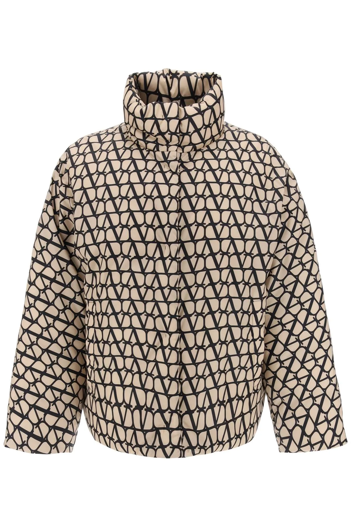 Valentino Garavani Toile Iconographe Oversized Puffer Jacket