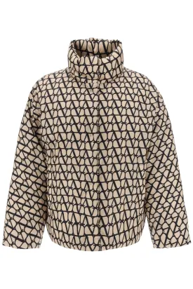 Valentino Garavani Toile Iconographe Oversized Puffer Jacket