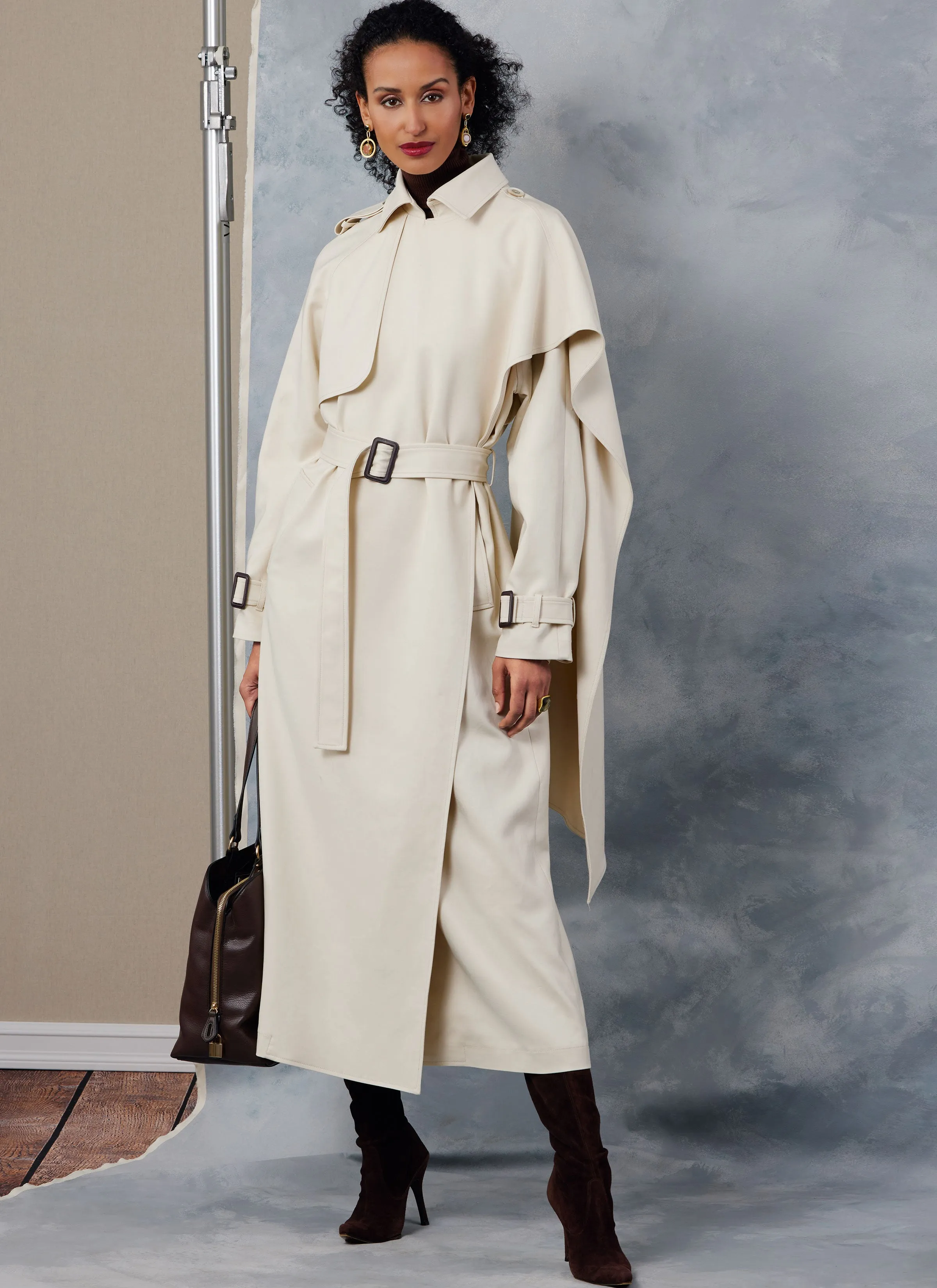 Vogue Sewing Pattern 2055 Trench Coats and Belt