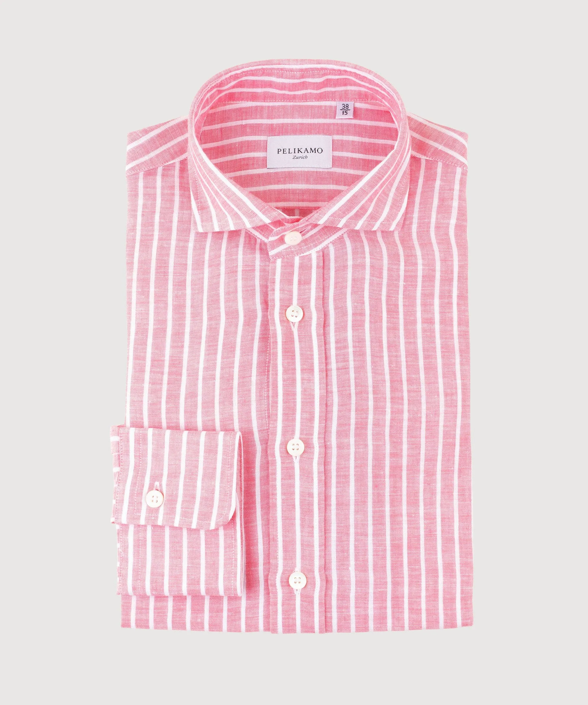 Wide Striped Linen Shirt